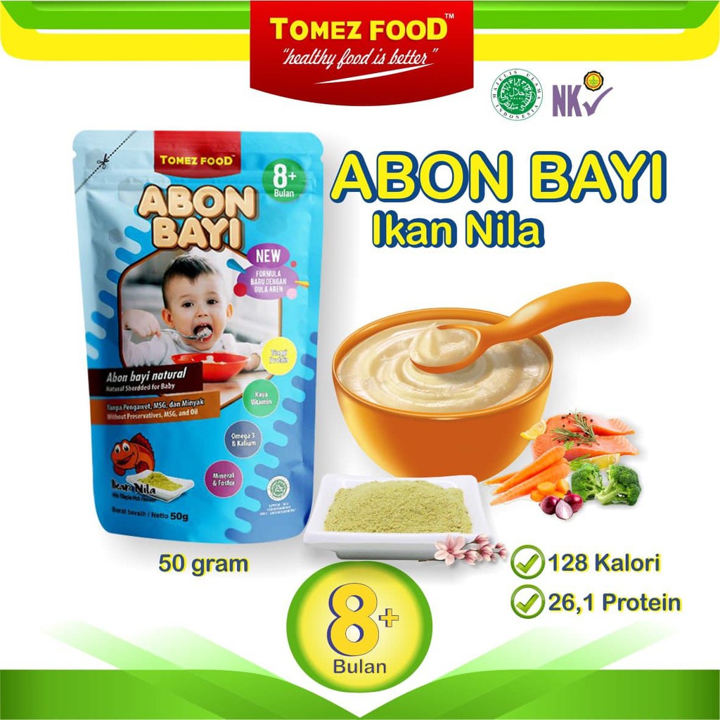 

ORIGINAL ABON IKAN NILA TOMEZ