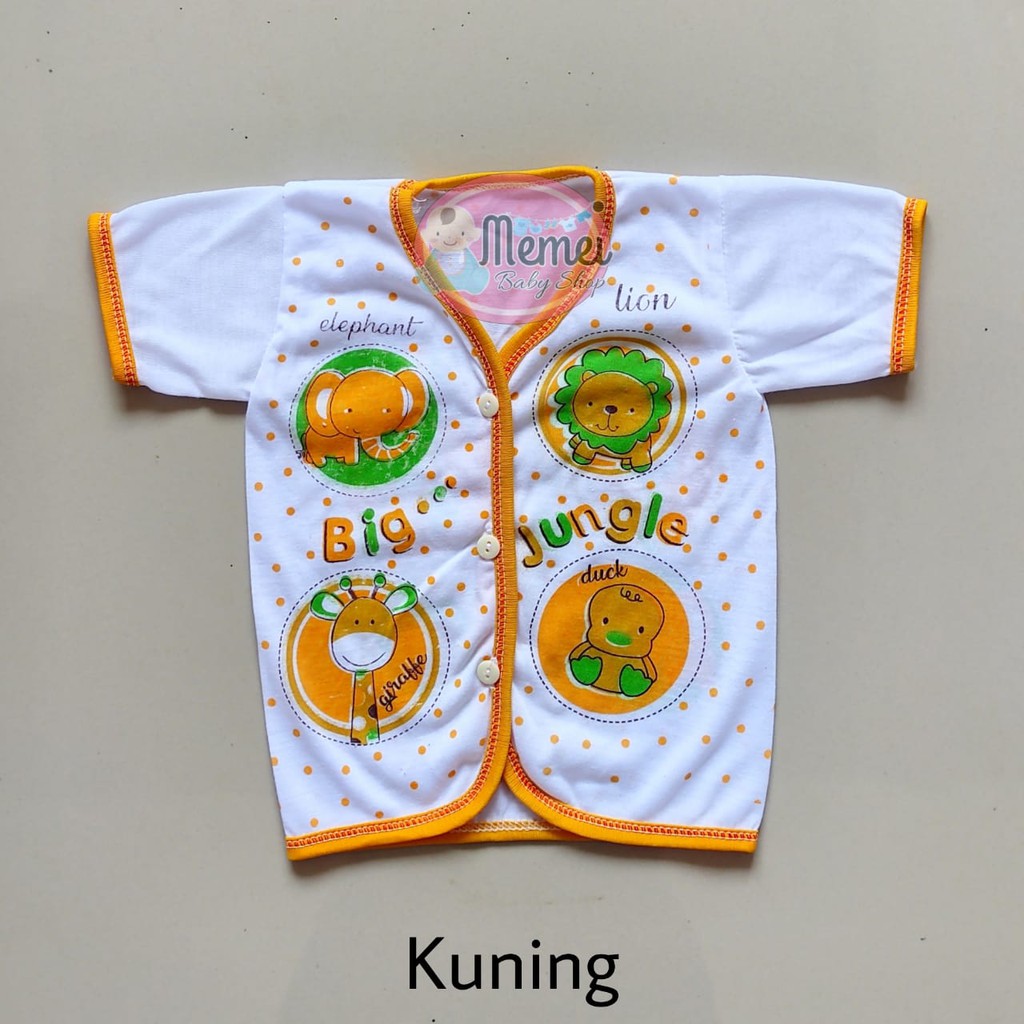 Baju bayi pendek KATUN perlengkapan bayi lahir