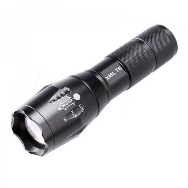 Senter LED Super Terang Cree E17 XM-L T6 Taffware 2000 Lumens Jarak Jauh 500 meter Outdoor