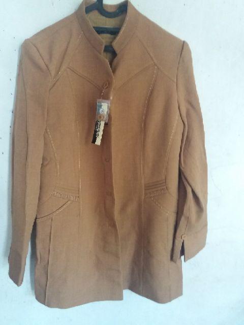 Hot Baju Blazer Pemda Kombinasi Motif Batik Code 195 Modern Cantik Keren Wanita Pns Guru,kantor