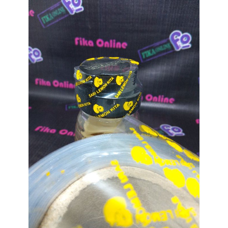 

Fika Plastik Srink Segel 6 cm x 100 m sablon custom bolak balik