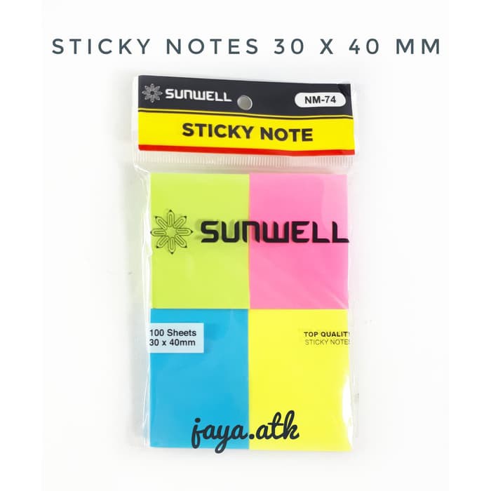 

Unik STICKY NOTES POLOS POST IT WARNA STICK NOTE CATATAN TEMPEL WARNA Diskon