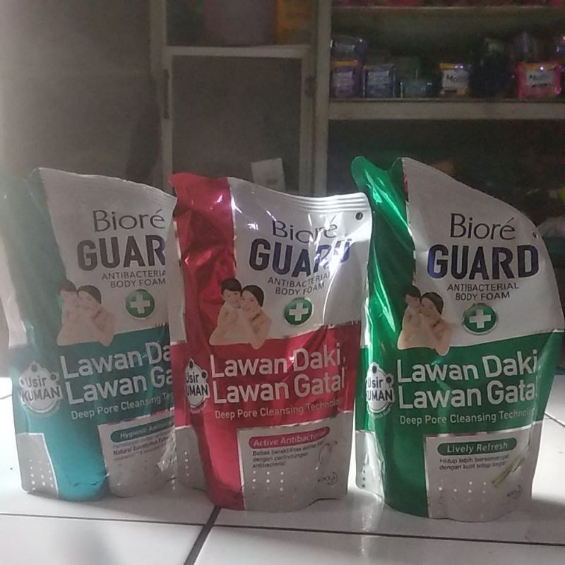 Biore body wash guard 450ml/400ml | sabun cair biore lawan daki dan lawan kuman | Biore sabun cair r