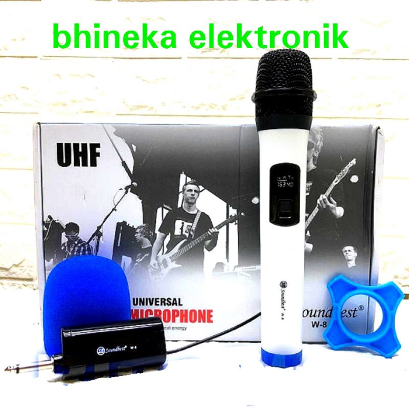 mic wireless soundbest W8 mic soundbest w-8 original mic handheld