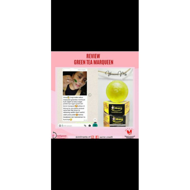 sabun greentea marqueen