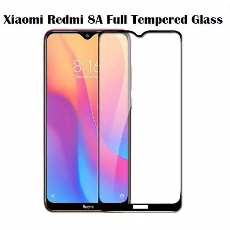 Tempered Glass Redmi 8/8A Full Cover Premium Glass