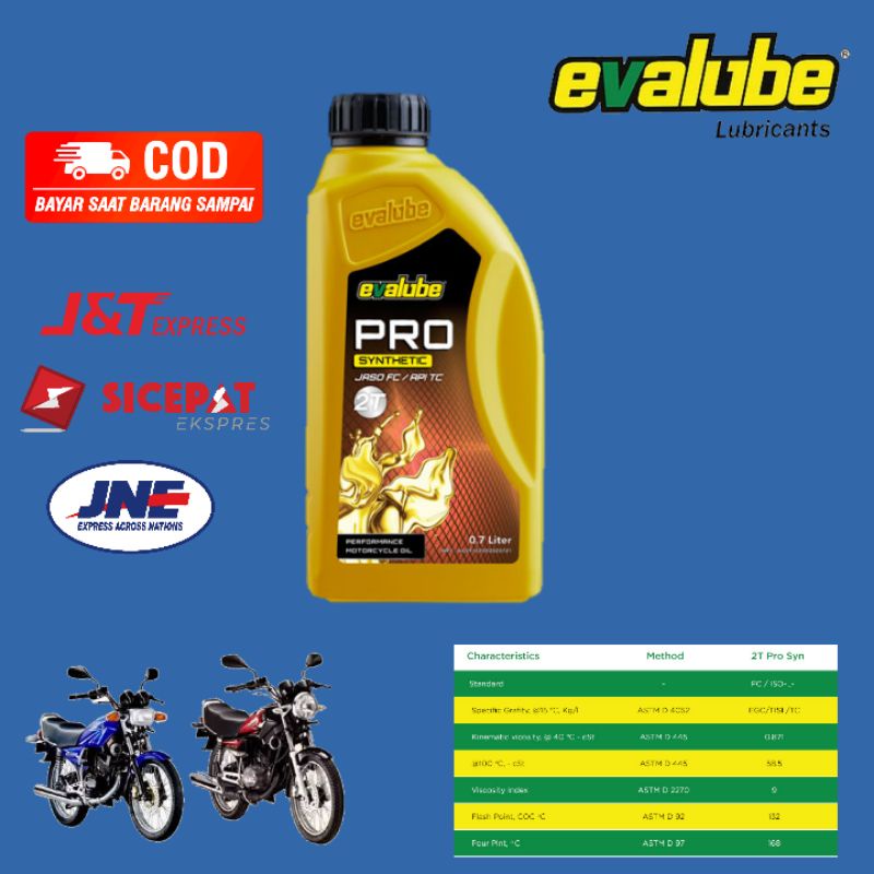 OLI SAMPING OLI 2T OLSAM WANGI MINYAK CAMPUR EVALUBE PRO SYNTHETIC ORIGINAL RX KING SATRIA FIZR POSW