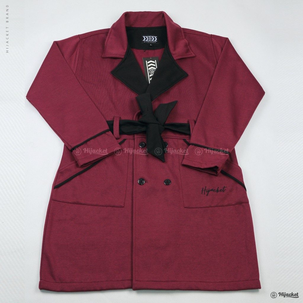 Hijacket® Elnara | Original | Jaket Parka Wanita Cantik Premium Fleece-PURPLE