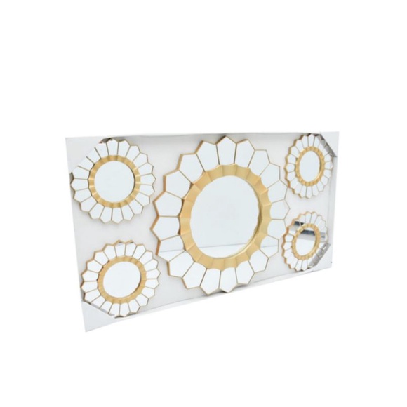 Hiasan Dinding Informa Set 5 Pcs Km34 -Gold