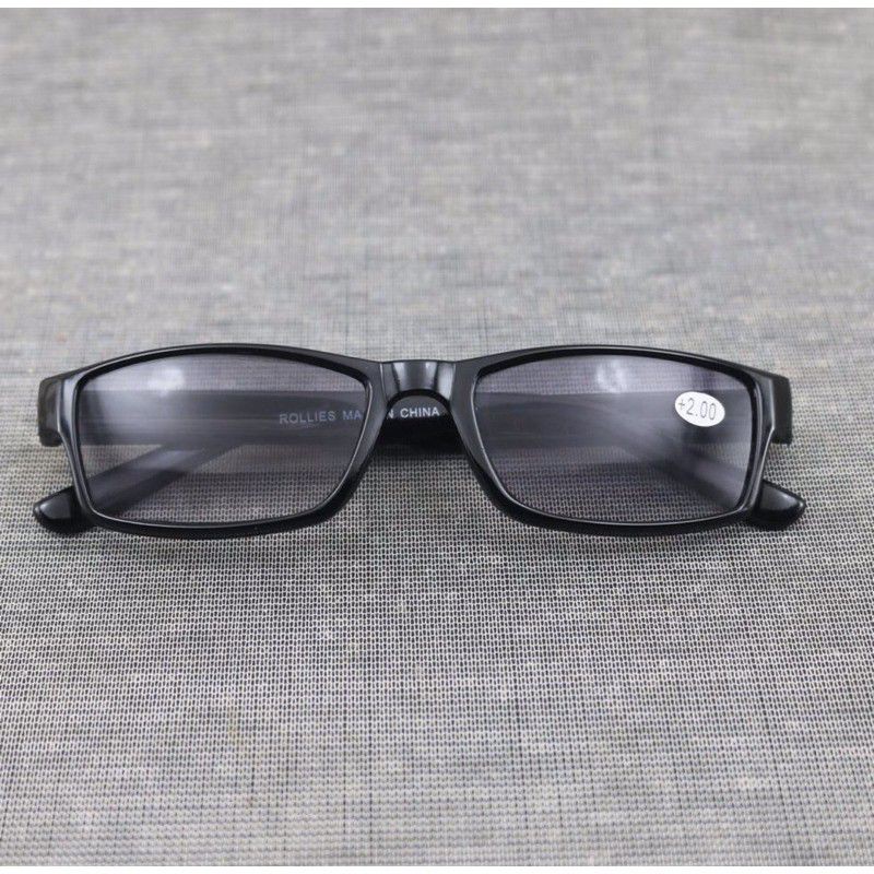 Kacamata baca plus lensa hitam (+) 0.25 s/d (+) 4.00