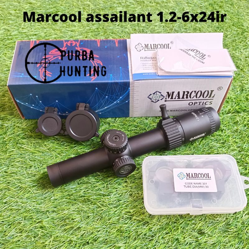 Telescope marcool assailant 1.2-6x24ir - Marcool buntung - assailant 1.2-6x24 ir