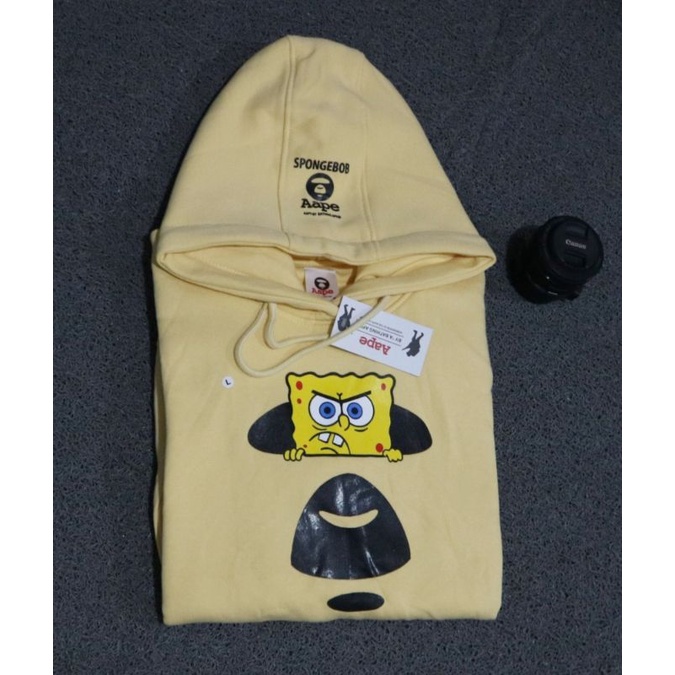 SWEATER HOODIE AAPE X SPONGEBOB FULLTAG&amp;LEBEL PREMIUM