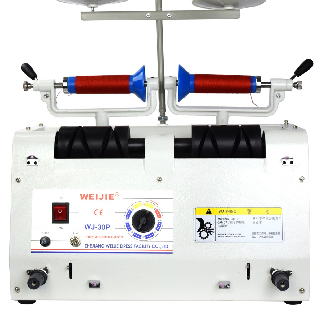 Mesin Gulung Benang 2 Cones Benang - High Speed Thread Winder Machine WEIJIE WJ-30P