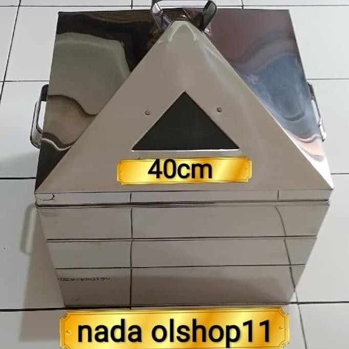 Klakat/Kukusan Susun 3/Kotak 40Cm/Khusus Gojek/Grab