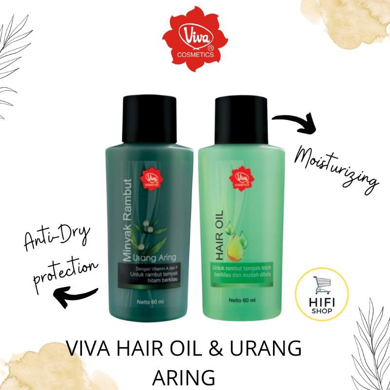 Jual Viva Hair Oil Urang Aring Ml Minyak Rambut Pelembab Rambut Original Shopee Indonesia