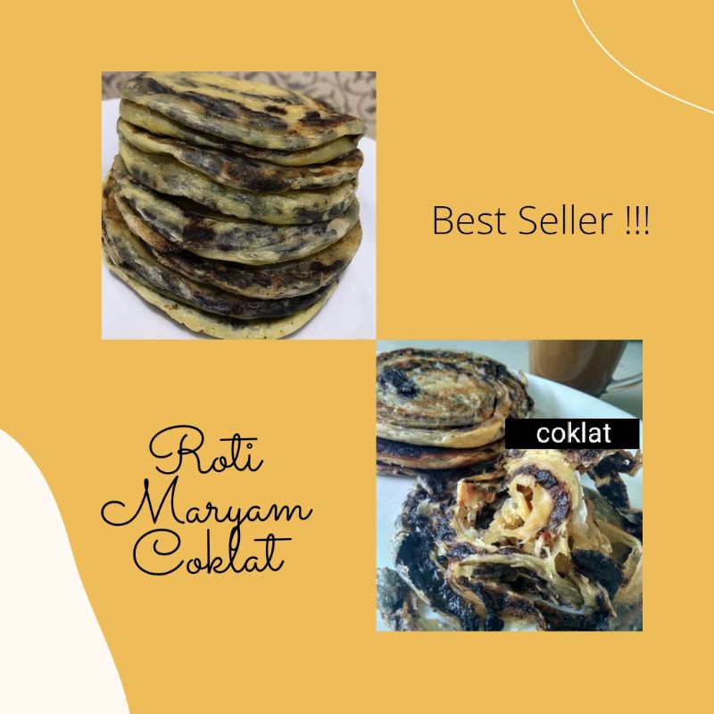 

Roti Maryam Frozen Coklat isi 5pcs By CantikaSnack