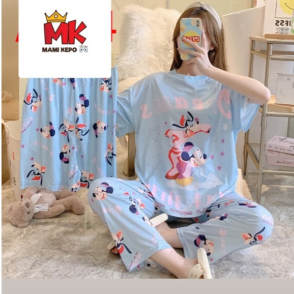 Piyama 3in1 / Baju Tidur Wanita  / Piyama Impor