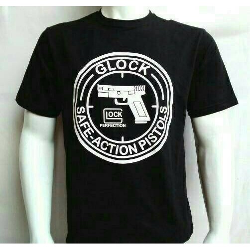 kaos oblong katun combed 20s glock