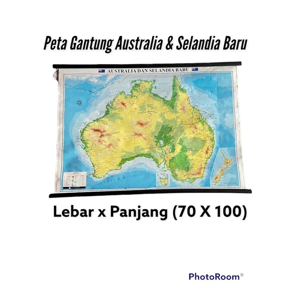 

Peta Gantung Australia & Selandia Baru