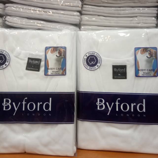 Kaos dalam byford model singlet 1 pack isi 3pcs