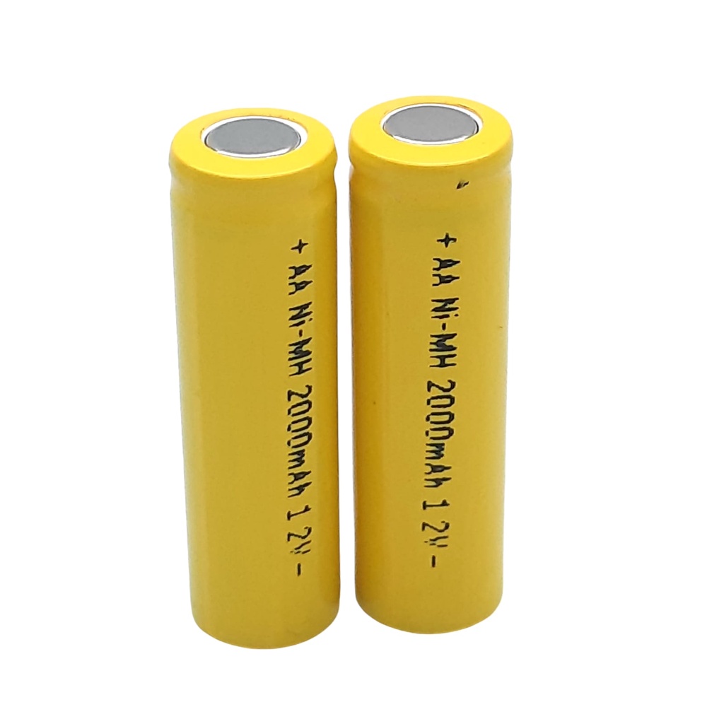 Baterai Cas/Charger AA/A2  Ni-MH 1.2volt - 2000mAh Harga 2Pcs