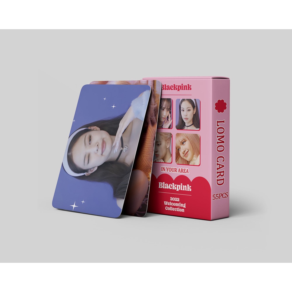 55pcs Kartu Lomo Foto Kpop BLACKPINK 2022