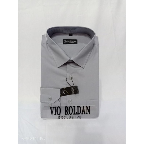 Vio Roldan Kemeja Putih Kemeja Hitam Polos Panjang Pria Kemeja Kantor Kemeja Formal
