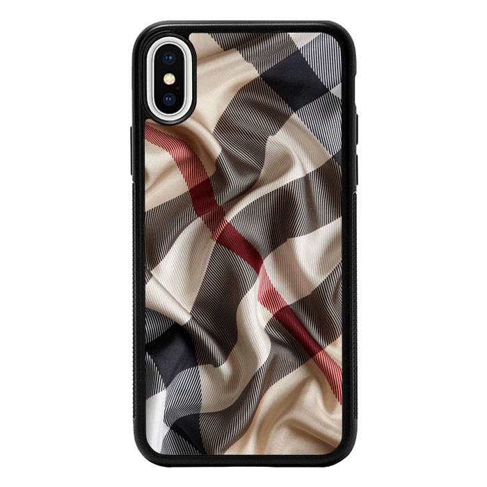 Case Casing Iphone 6 7 8 X Xr Xs Max Plus Fabric line motif O7642