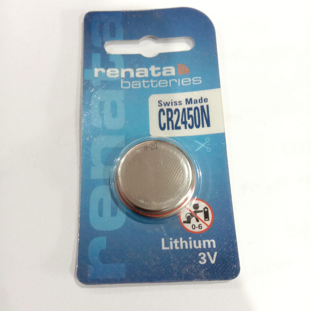 BATERAI BATTERY RENATA CR2450N LITHIUM 3V SWISS MADE ORIGINAL