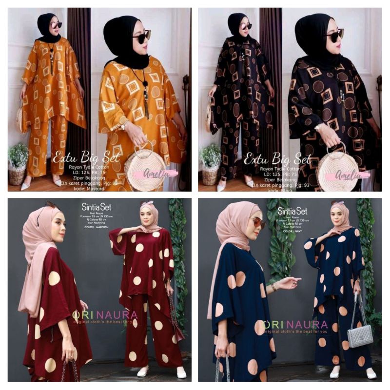 BIG SIZE // SETELAN CP WAKA // SETELAN // set cplp // setelan tiedy // Setwaka // setelan waka //setelan rayon // set cplp // setelan cplp // set serut // setelan serut // set jumbo // setelan jumbo //  pajamasrayon // setcel rayon // set tiedy