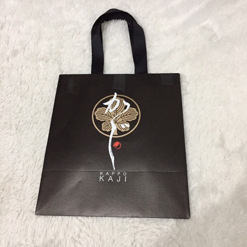 

Original Kappo Kaji Black Paperbag Shopping Bag Tas Kantong Belanja