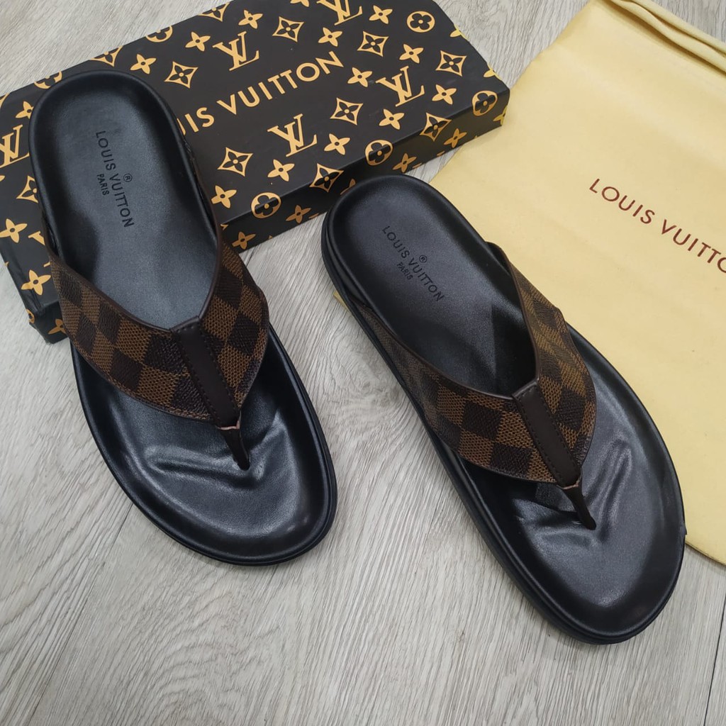 SANDAL PRIA IMPORT LOUIS VUITTON BLACK