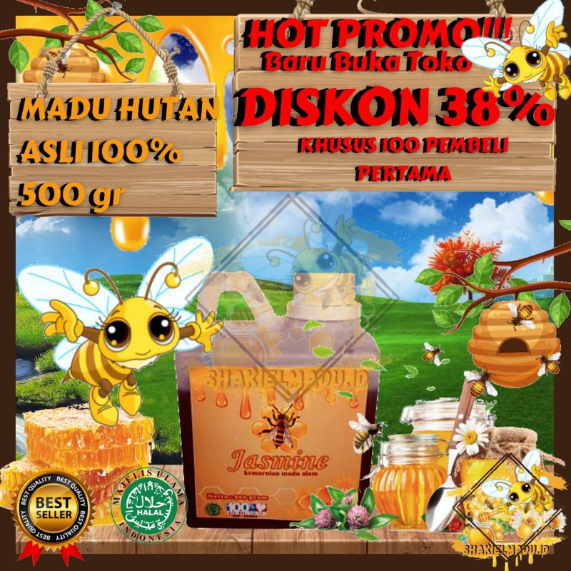 

MADU ASLI MADU MURNI MADU HUTAN ASLI ISI 500 GRAM / LABEL
