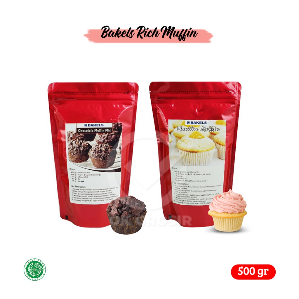 

Premix Muffin Coklat / Vanilla Mix (500 gr)