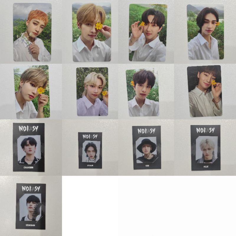 OFFICIAL PHOTOCARD PC POB PREORDER BENEFIT STRAY KIDS NOEASY LIMITED VER BANGCHAN LEEKNOW CHANGBIN H