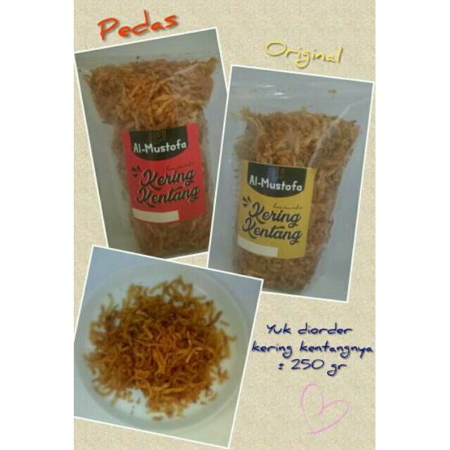 

Kering kentang / mustofa / kentang kering kemasan 250gr