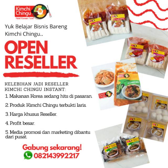 Orderan risma (2 Tteokpokki, 2 odeng, 2 Hotteok)