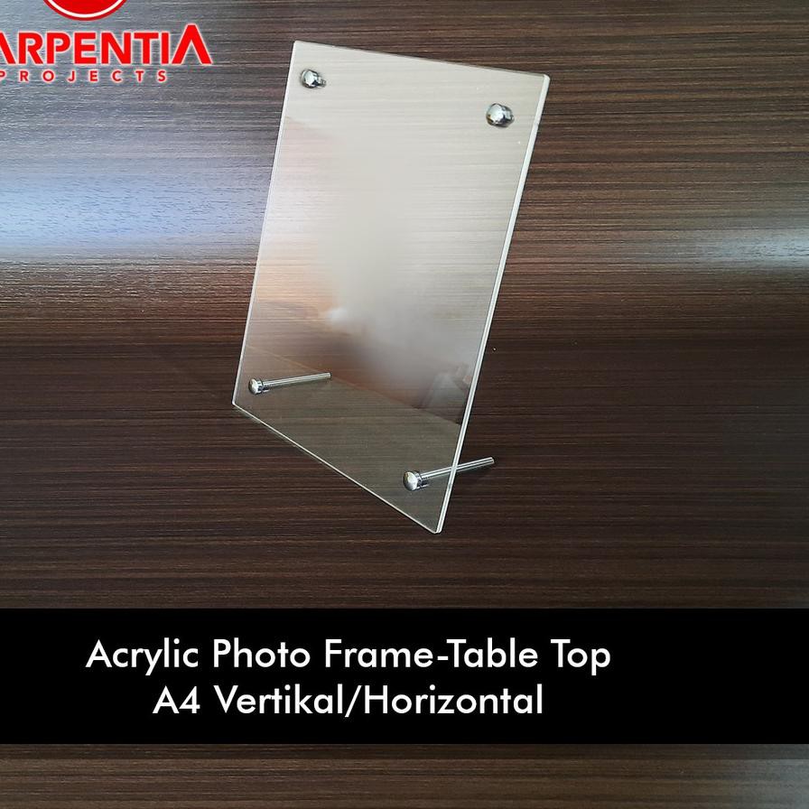 Terbaik Acrylic Photo Frame Table Top Bingkai Foto Akrilik Meja Untuk Uk A4 Ql1 Shopee Indonesia