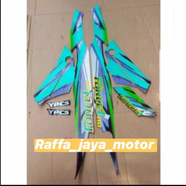 Stiker sticker striping Lis les body Yamaha force