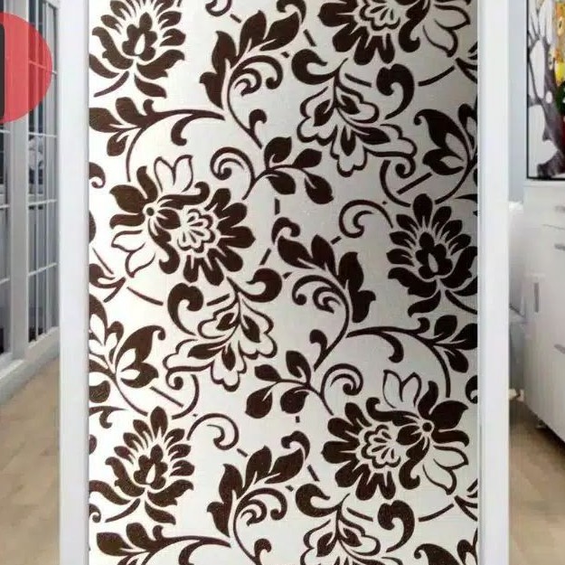 Stiker pintu kaca lapisan jendela rumah