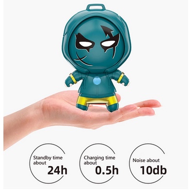 Kalung Air Purifier / Freshner / Ionizer / Ion Negatif Mini Portable Tidak Berisik Untuk Anak / Dewasa-3