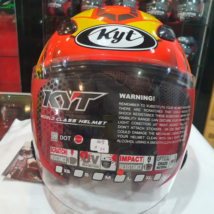 Helm KYT DJ Maru World GP kd.34