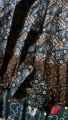 ( Couple Keluarga )batik Couple Keluarga Sania Ruffle Ori Ndoro Jowi Dnt Motif Mataram Termurah