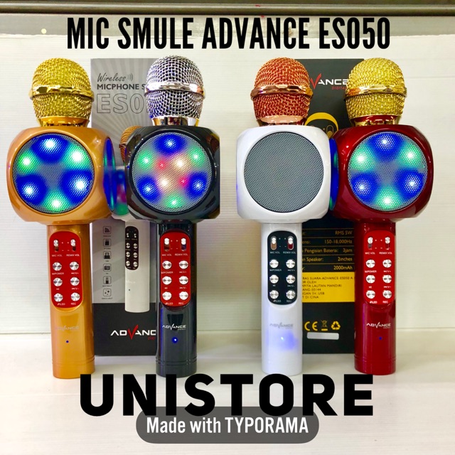 Mic smule/mic bluetooth Advance ES050