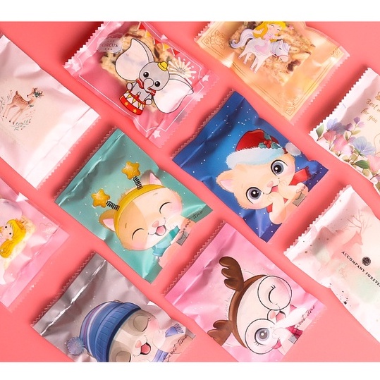 100pc Plastik Packing Cookies Nougat Nastar - Kemasan Sealer 5,5 x 8,5cm Lebaran / Idul Fitri