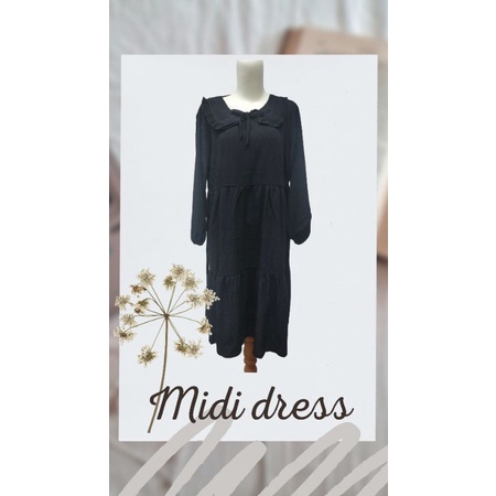 Midi Dress Crinkle Premium Super recomended // Dress Crinkle