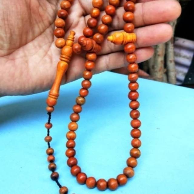 

Tasbih kayu secang asli,100% tanpa pewarna