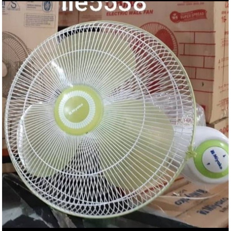 kipas angin dinding miyako 16 inch jaring besi