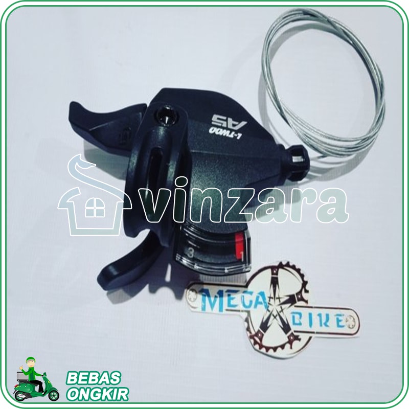 Shifter Ltwoo Kiri 3 speed A5 3SP compatible dengan fd SRAM shimano claris sora tiagra 105 altus ace