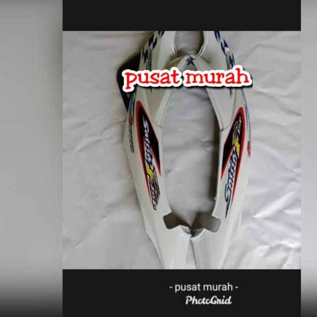 body satria fu putih lis